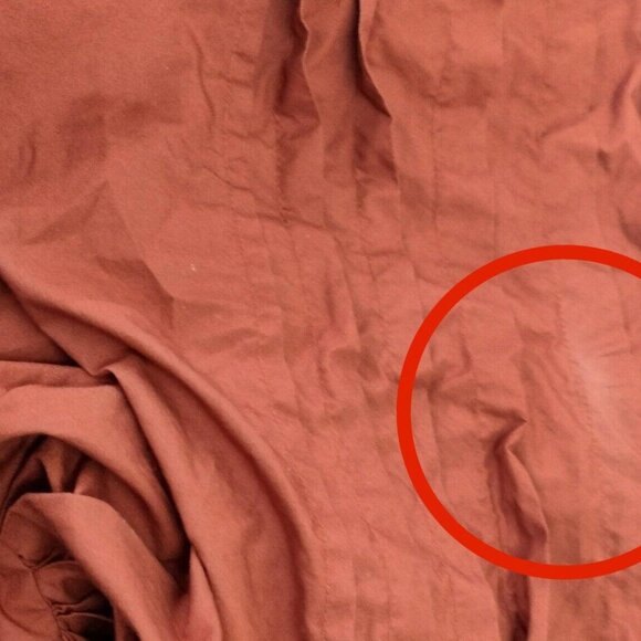 268344 Merlette Buttondown Taylor Blouson-Sleeve Poplin Mini Shirt Dress XS-2 - Picture 9 of 9